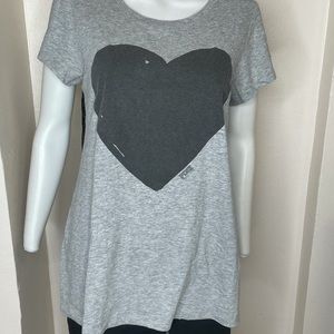 Vintage Pink Tee with Lace Back